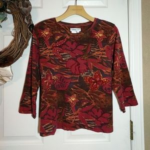 Coldwater Creek Fall blouse